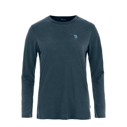 Fjallraven Womens High Coast LS T-shirt Navy