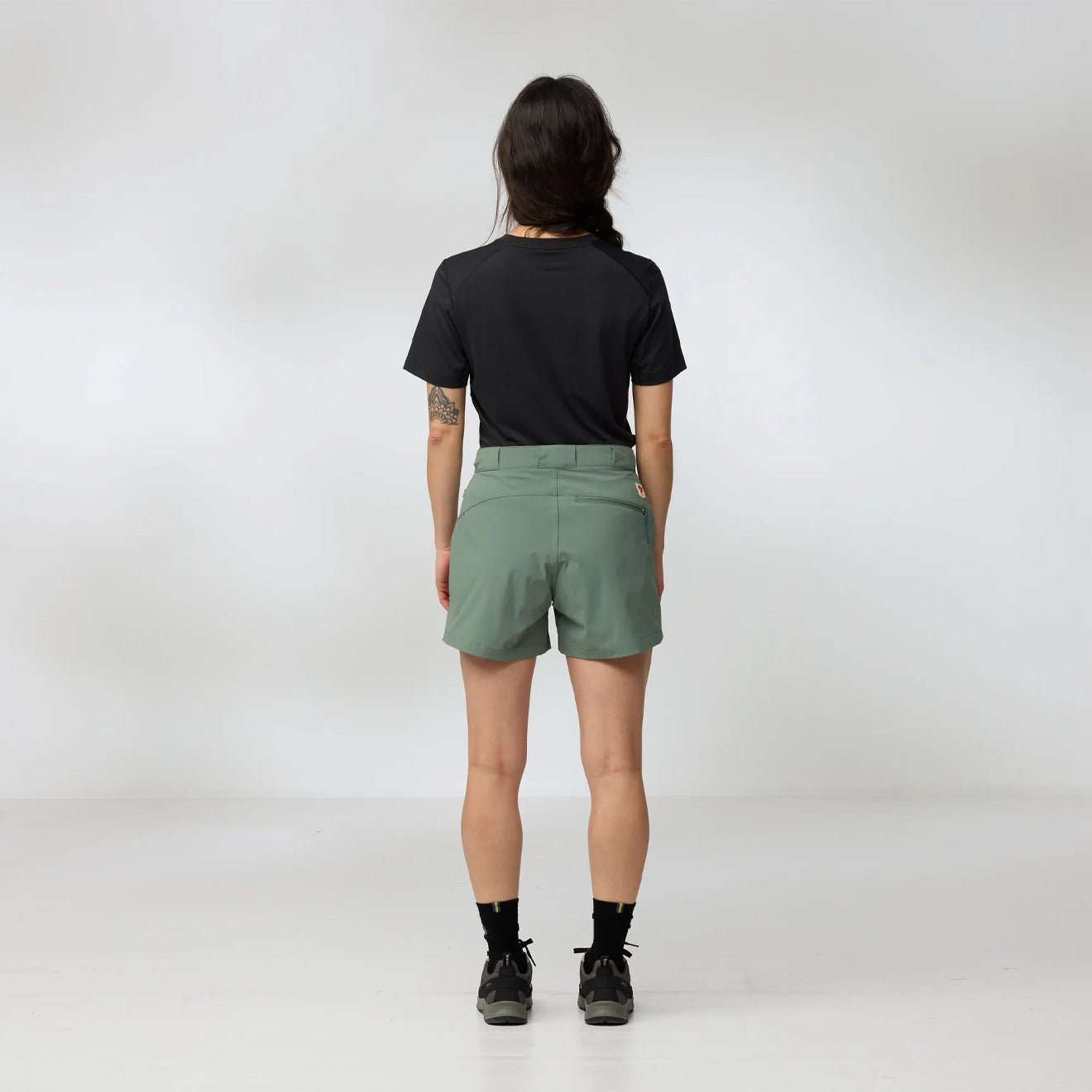 Fjallraven Womens High Coast Lite Shorts Fossil