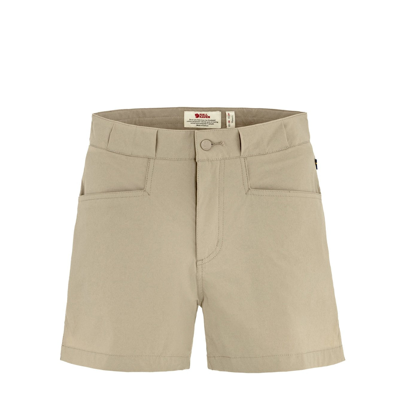 Fjallraven Womens High Coast Lite Shorts Fossil