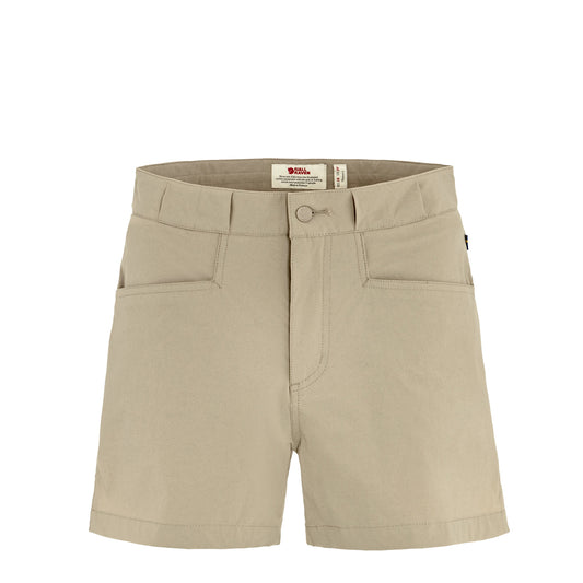 Fjallraven Womens High Coast Lite Shorts Fossil