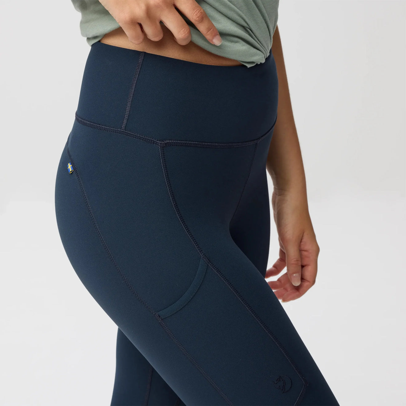 Fjallraven Womens High Coast Tights Dark Navy