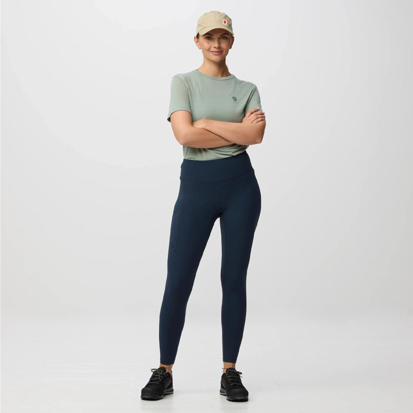 Fjallraven Womens High Coast Tights Dark Navy