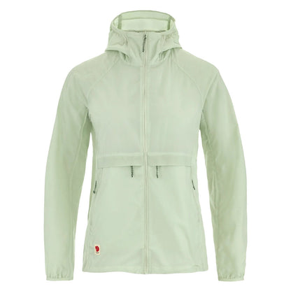 Fjallraven Womens High Coast Wind Hoodie Soft Jade