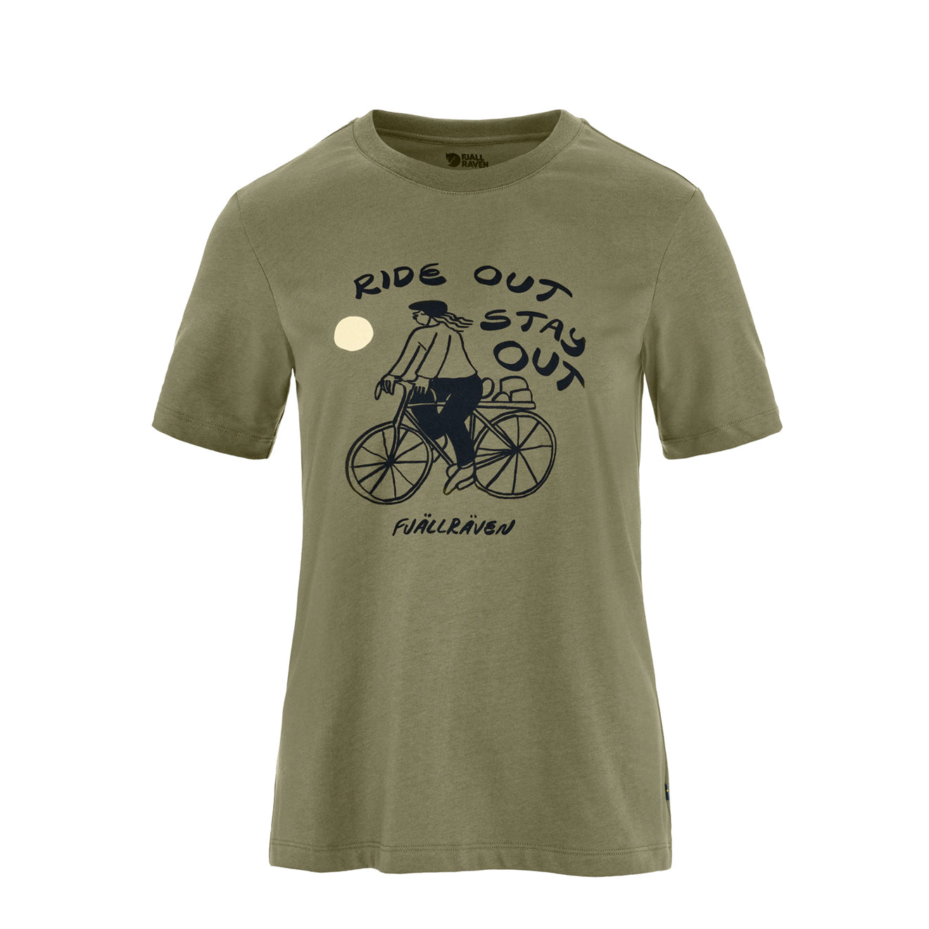 Fjallraven Womens Hoja Ivag T-shirt Classic Green