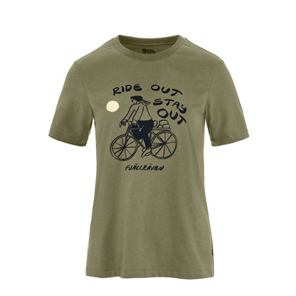Fjallraven Womens Hoja Ivag T-shirt Classic Green