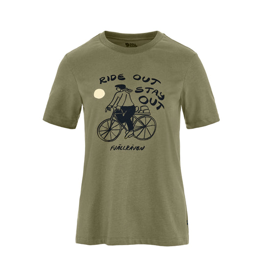 Fjallraven Womens Hoja Ivag T-shirt Classic Green