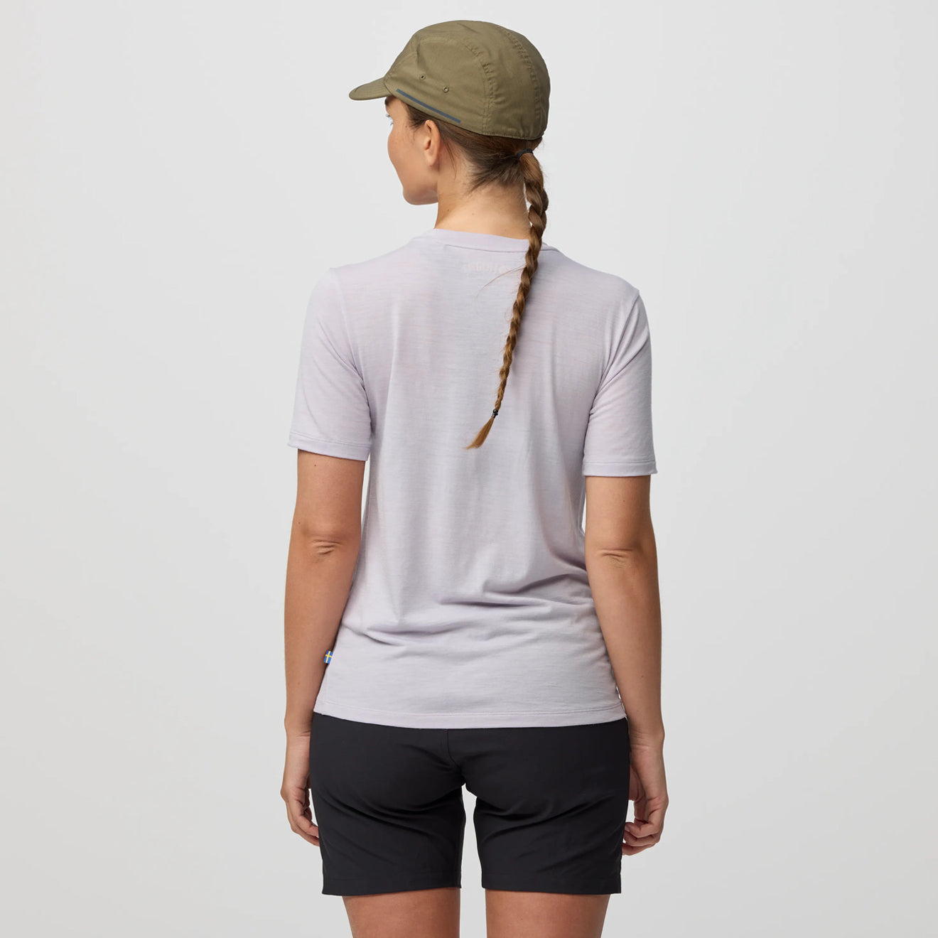 Fjallraven Womens Hoja Lugnt Wool T-shirt Classic Lavender Mist