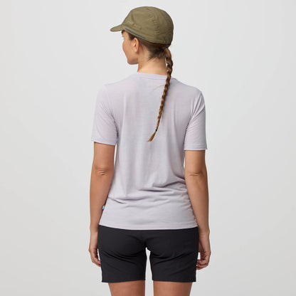 Fjallraven Womens Hoja Lugnt Wool T-shirt Classic Lavender Mist