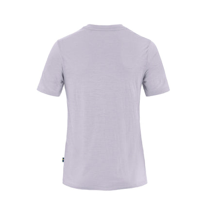 Fjallraven Womens Hoja Lugnt Wool T-shirt Classic Lavender Mist