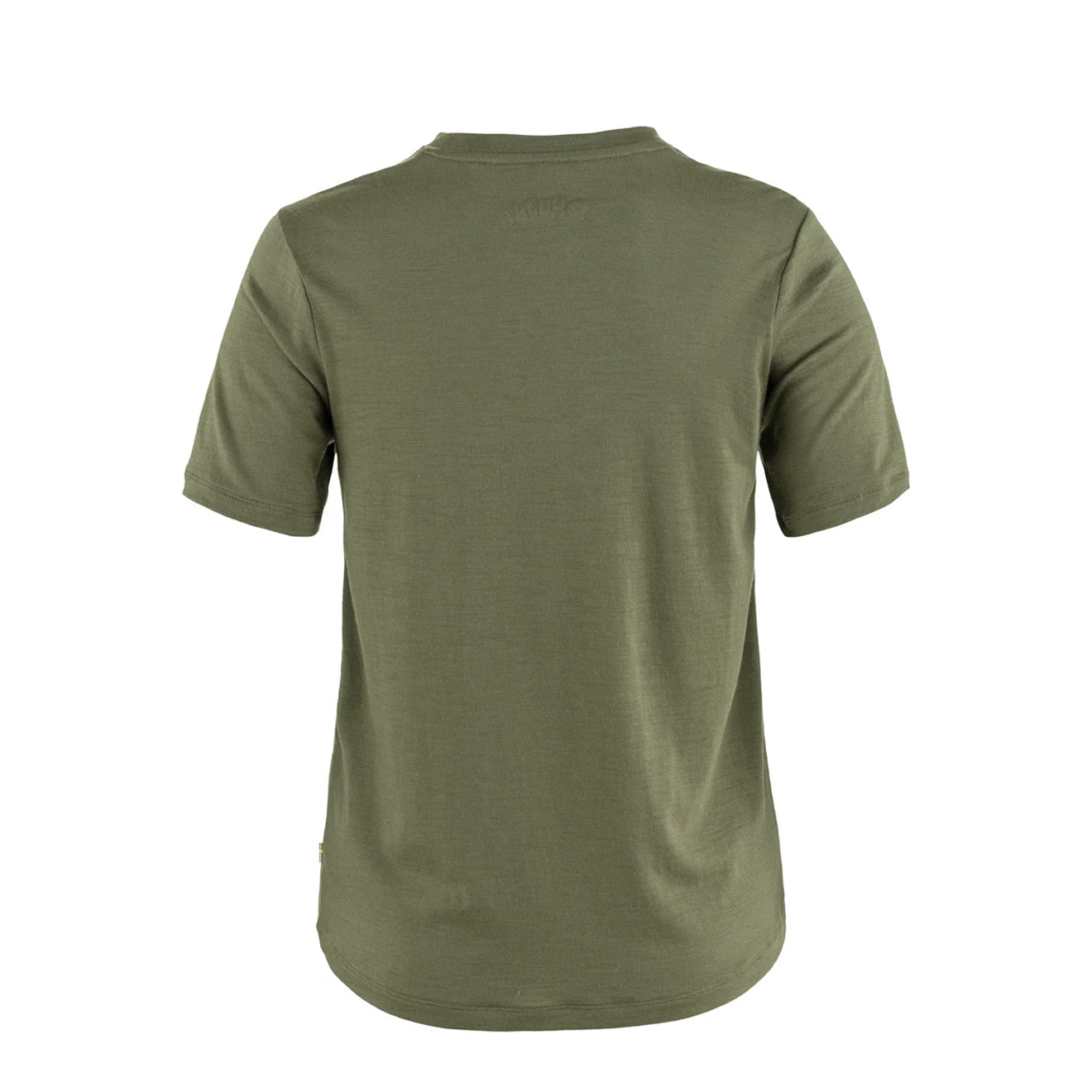 Fjallraven Womens Hoja Wool T-shirt Laurel Green - The Sporting Lodge
