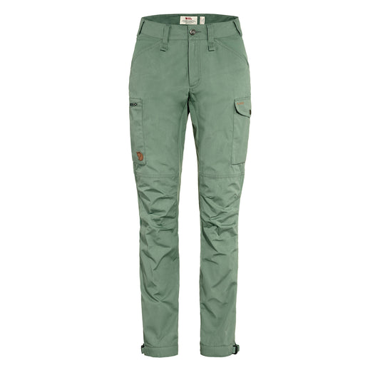 Fjallraven Womens Kaipak Trousers Curved Patina Green - The Sporting Lodge