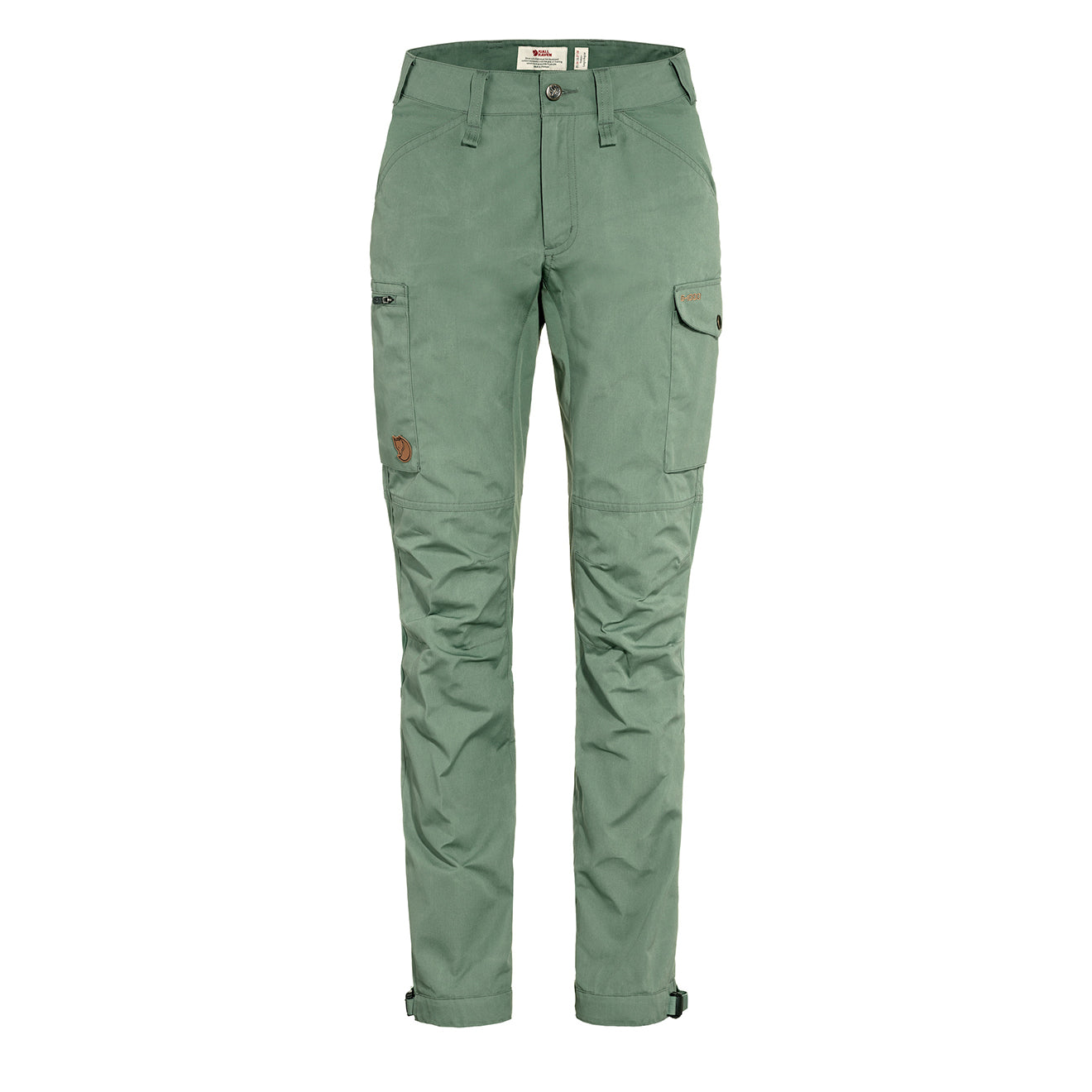 Fjallraven Womens Kaipak Trousers Curved Patina Green - The Sporting Lodge
