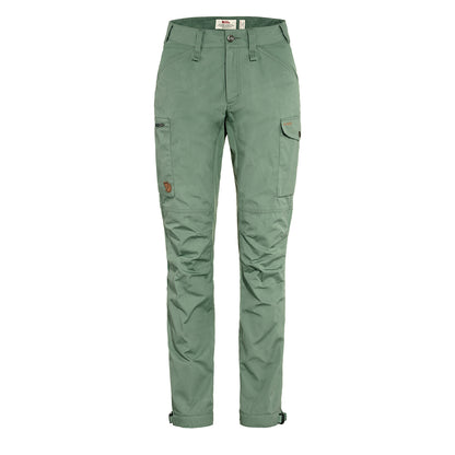 Fjallraven Womens Kaipak Trousers Curved Patina Green - The Sporting Lodge