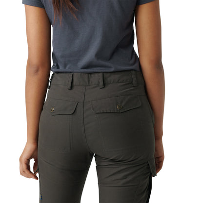 Fjallraven Womens Karla Pro Trousers Dark Olive - The Sporting Lodge