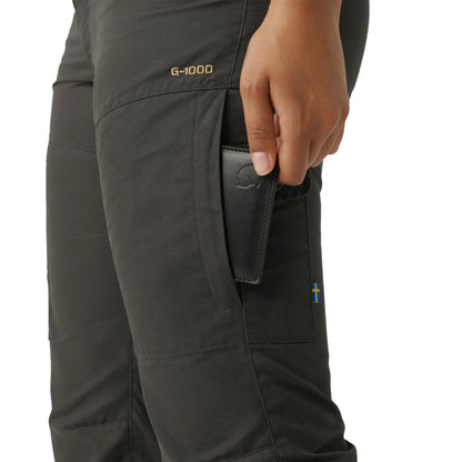 Fjallraven Womens Karla Pro Trousers Dark Olive - The Sporting Lodge