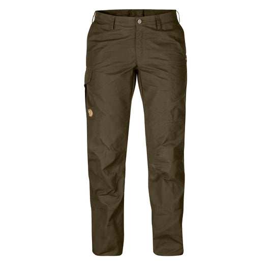 Fjallraven Womens Karla Pro Trousers Dark Olive - The Sporting Lodge