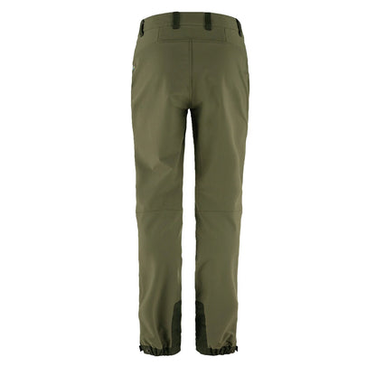 Fjallraven Womens Keb Agile Trousers Small Laurel Green / Deep Forest