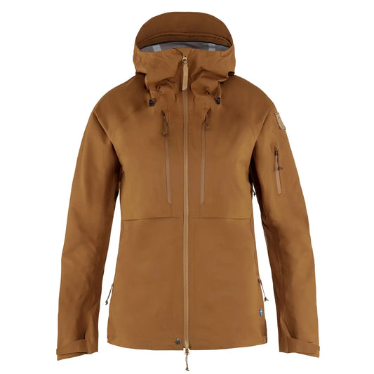 Fjallraven Womens Keb Eco Shell Jacket Chestnut - The Sporting Lodge