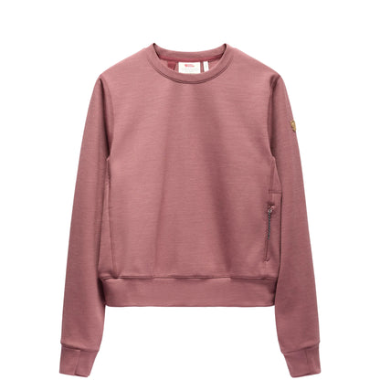 Fjallraven Womens Keb Fleece Crew Neck Mesa Purple