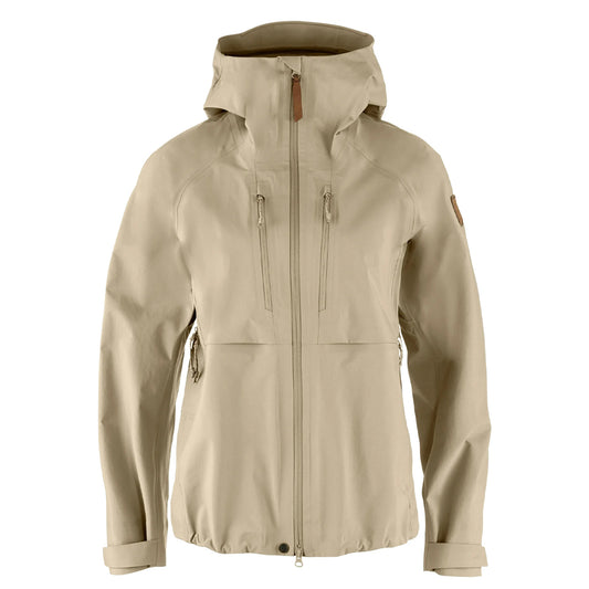 Fjallraven Womens Keb GTX Jacket Fossil - The Sporting Lodge
