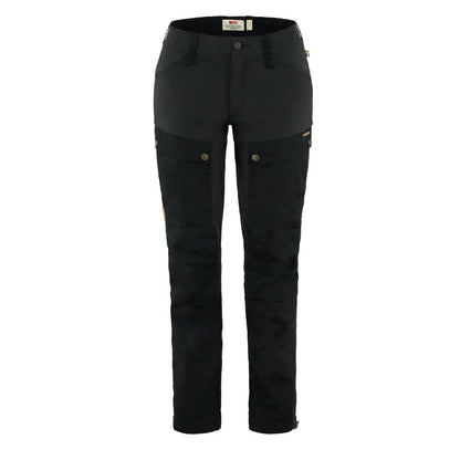 Fjallraven Womens Keb Trousers Curved Black