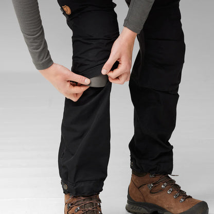 Fjallraven Womens Keb Trousers Curved Black