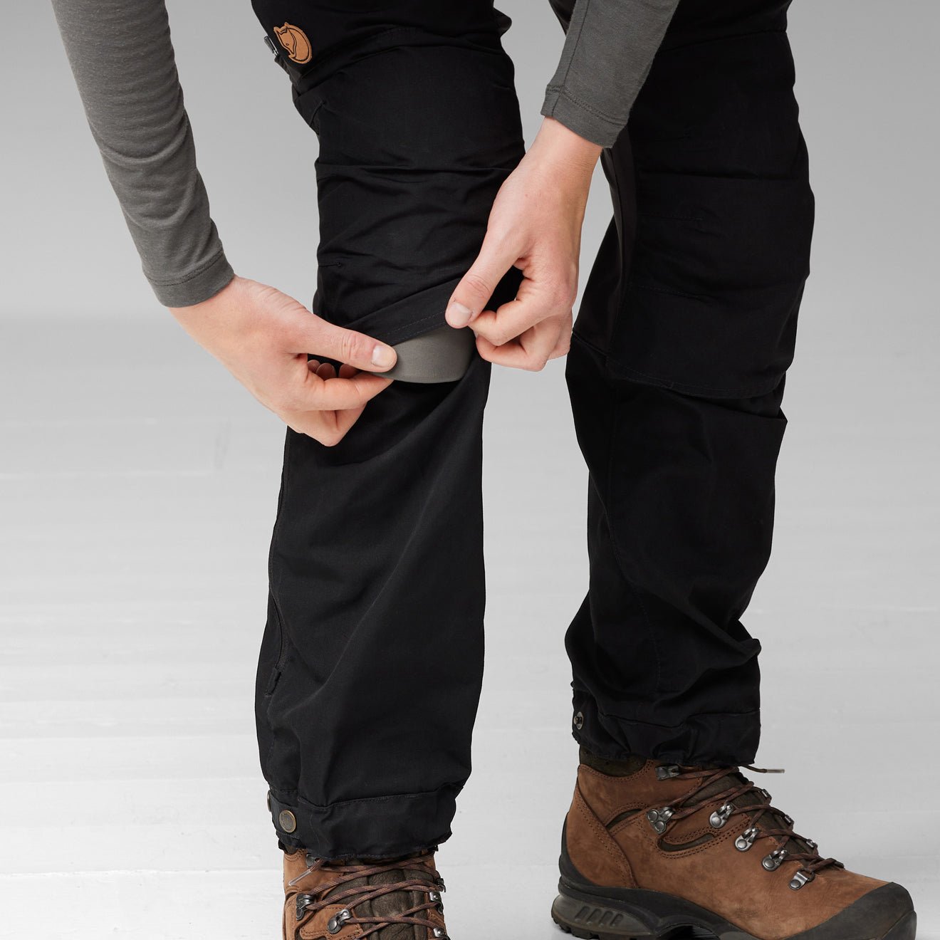 Fjallraven Womens Keb Trousers Curved Short Black