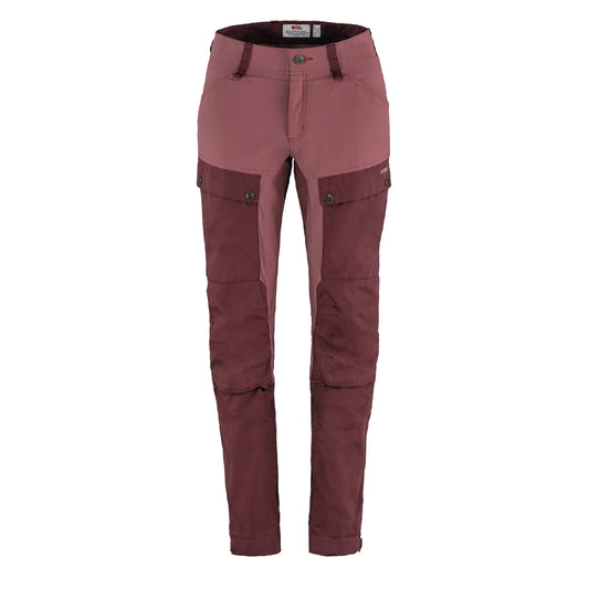 Fjallraven Womens Keb Trousers Curved Short Port-Mesa Purple - The Sporting Lodge