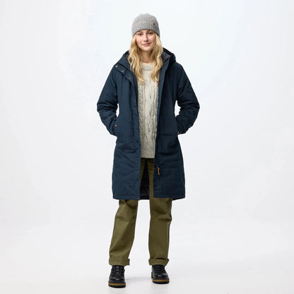 Fjallraven Womens Kiruna Hydratic Padded Parka Dark Navy