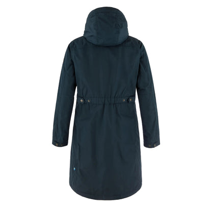 Fjallraven Womens Kiruna Hydratic Padded Parka Dark Navy