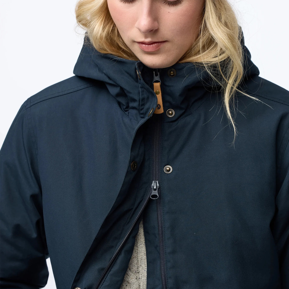 Fjallraven Womens Kiruna Hydratic Padded Parka Dark Navy