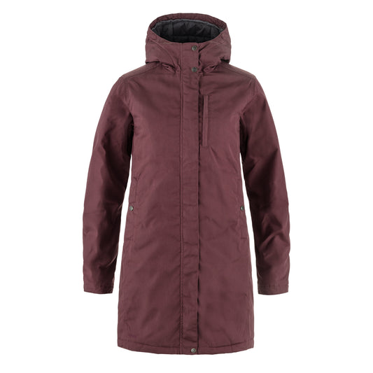 Fjallraven Womens Kiruna Padded Parka Port - The Sporting Lodge