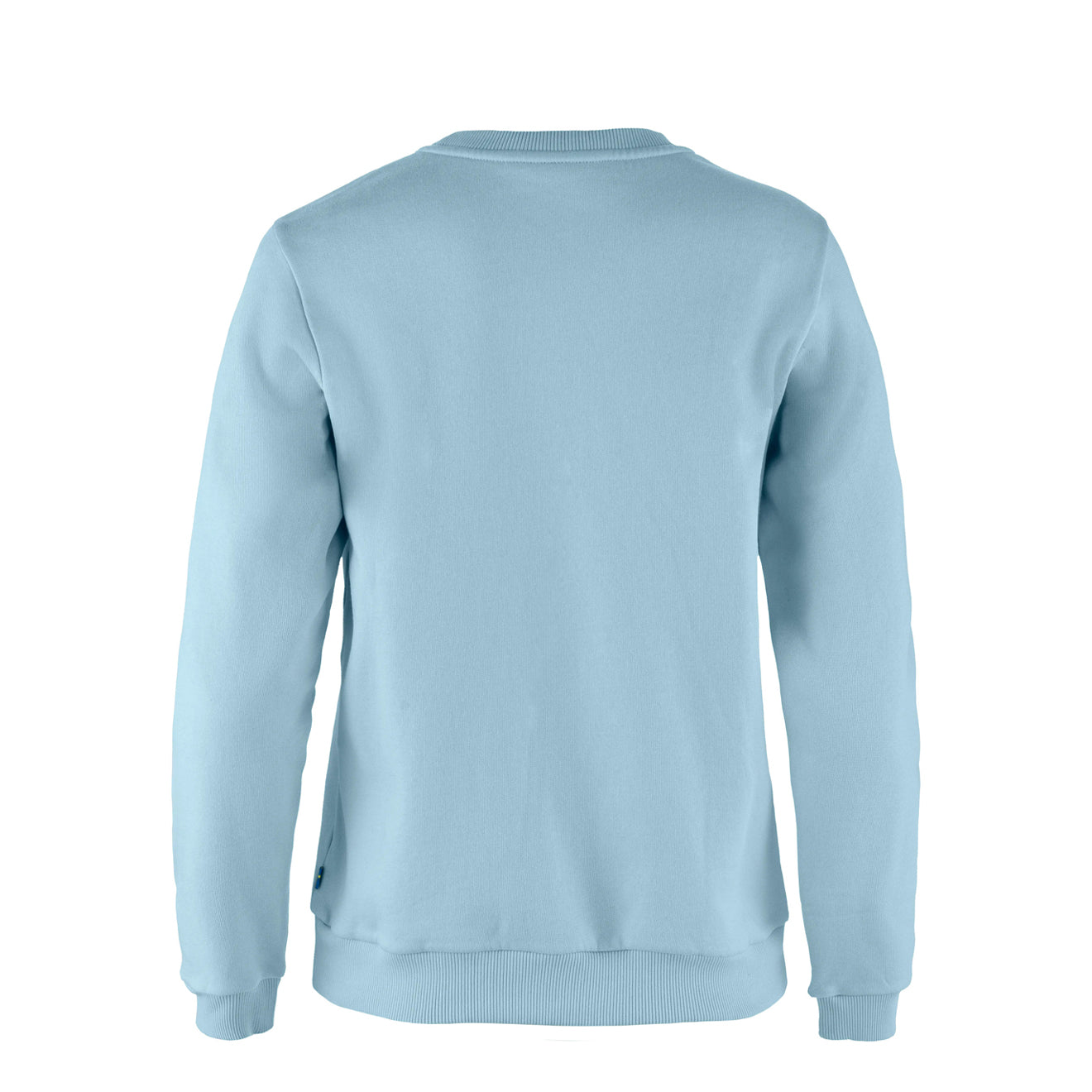 Fjallraven Womens Logo Sweater Breeze Blue / Patina Green