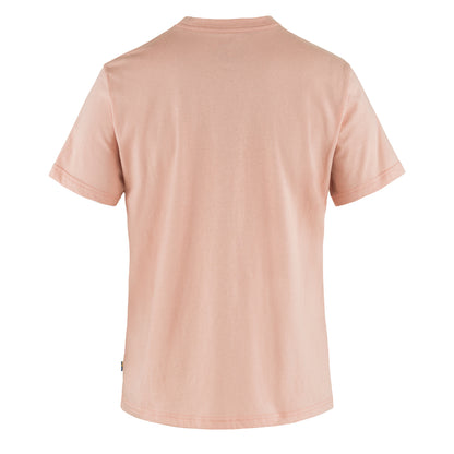 Fjallraven Womens Lush Logo T-Shirt Chalk Rose - The Sporting Lodge