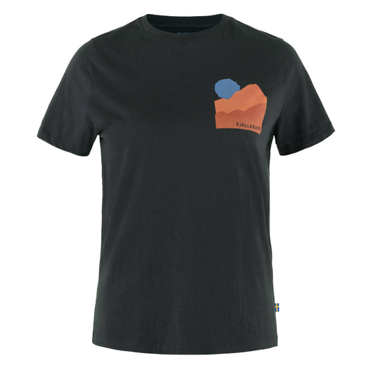 Fjallraven Womens Nature T-Shirt Black - The Sporting Lodge