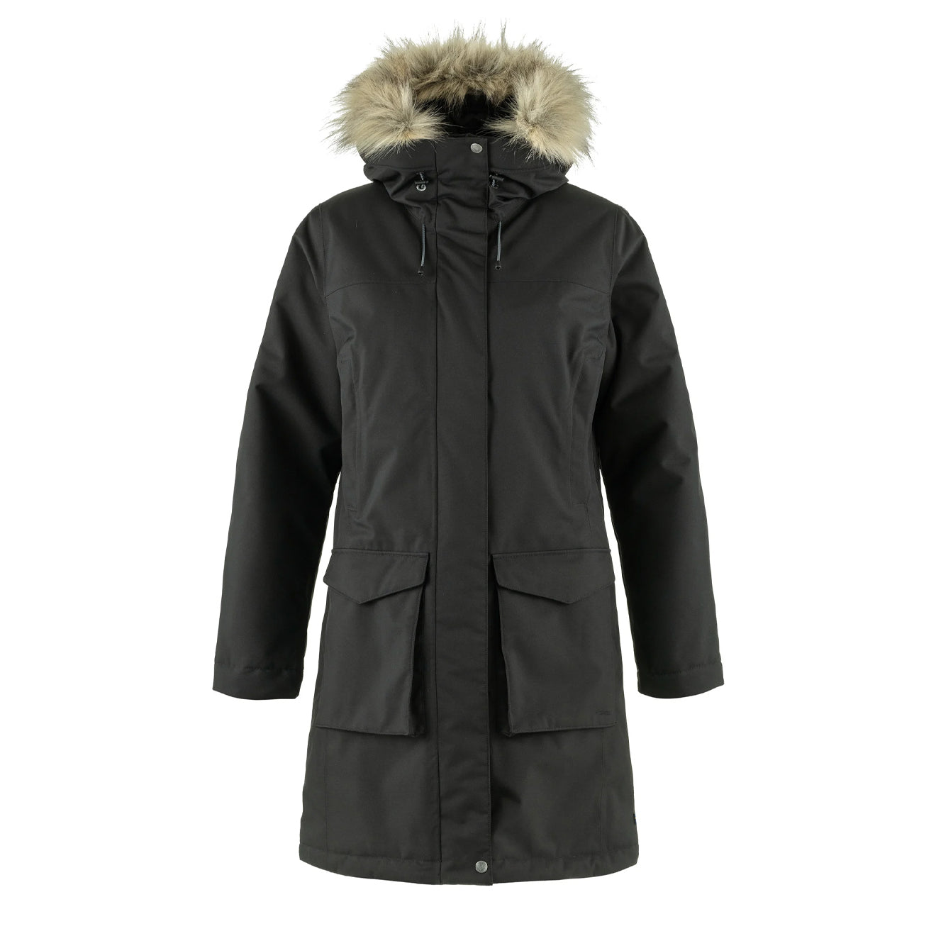 Fjallraven Womens Nuuk Lite Parka Black - The Sporting Lodge