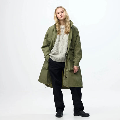 Fjallraven Womens Ovik Cable Knit Fog