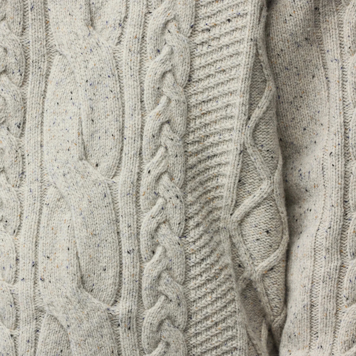 Fjallraven Womens Ovik Cable Knit Fog