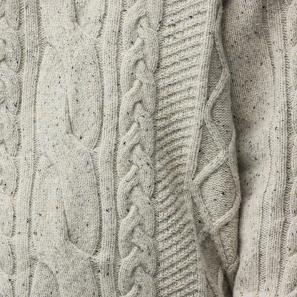 Fjallraven Womens Ovik Cable Knit Fog