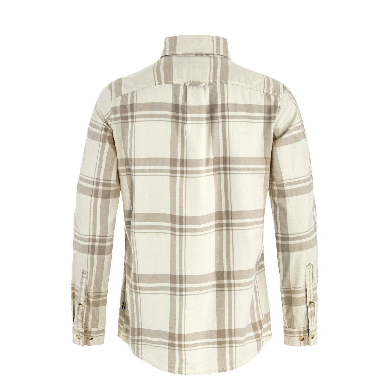 Fjallraven Womens Ovik Lite Flannel Shirt Chalk White / Fossil