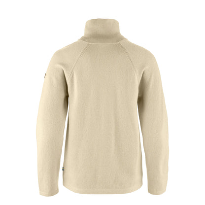 Fjallraven Womens Ovik Lite Half Zip Light Beige