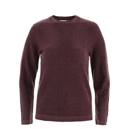Fjallraven Womens Ovik Lite Knit Sweater Port