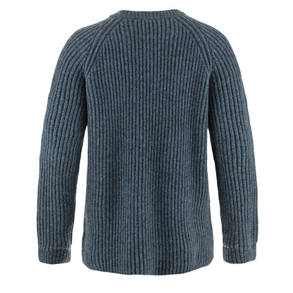 Fjallraven Womens Ovik Rib Sweater Navy - The Sporting Lodge