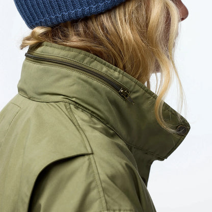 Fjallraven Womens Raven Parka Green