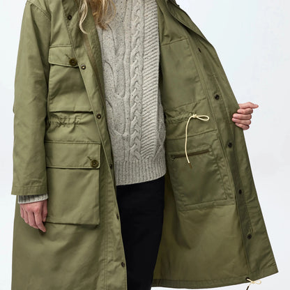 Fjallraven Womens Raven Parka Green
