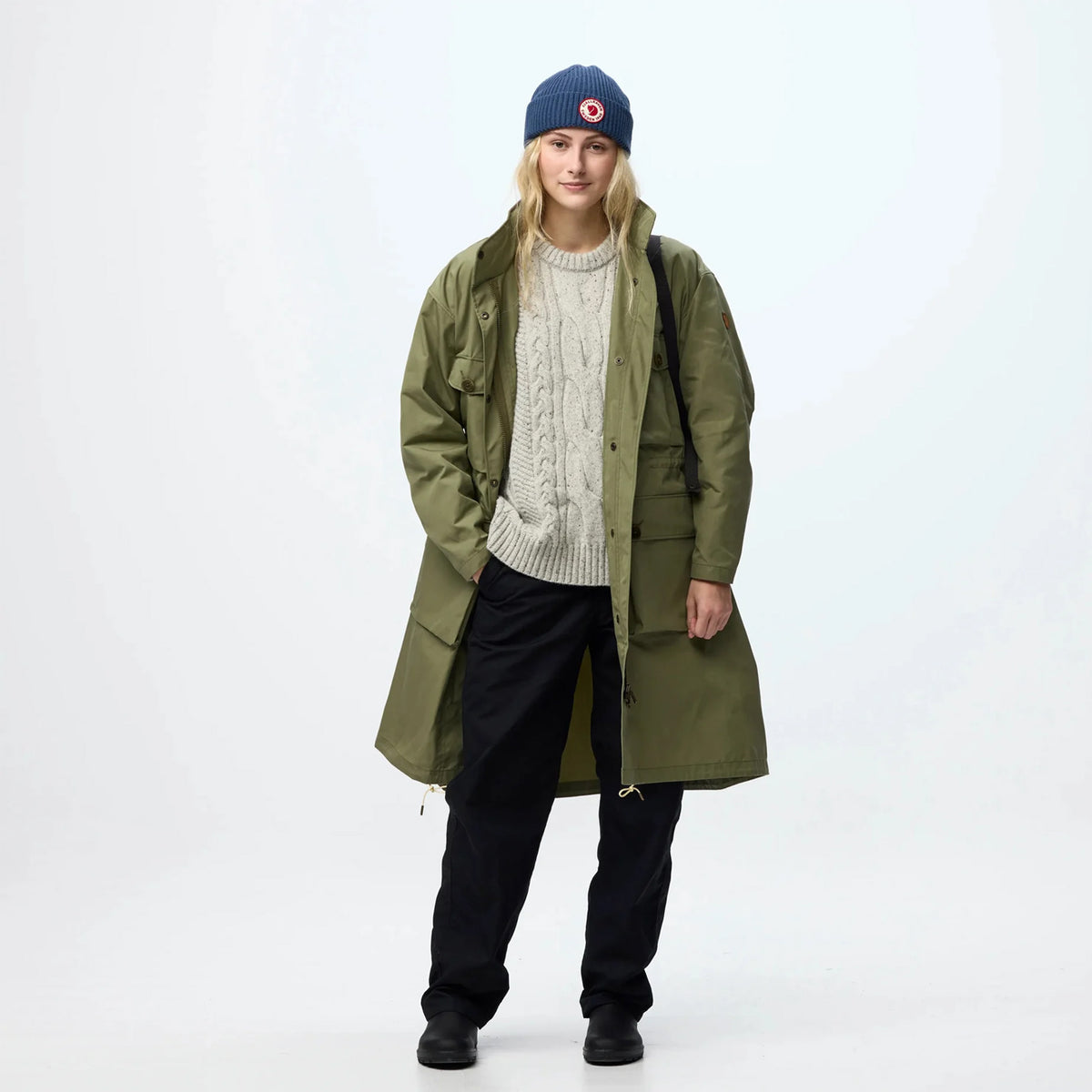 Fjallraven Womens Raven Parka Green