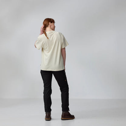 Fjallraven Womens Relaxed T-shirt Chalk White - The Sporting Lodge