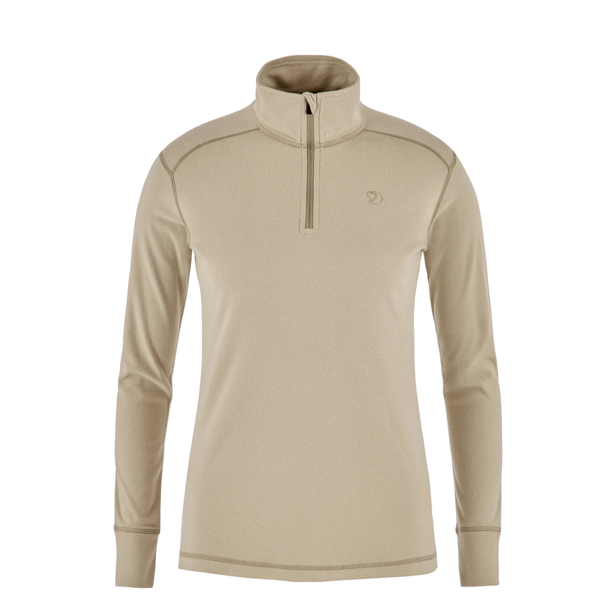 Fjallraven Womens Skare Half Zip Microfleece Fossil
