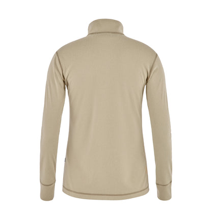 Fjallraven Womens Skare Half Zip Microfleece Fossil