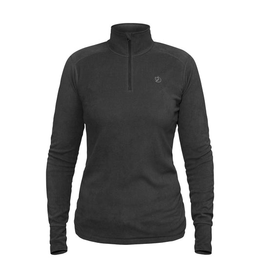Fjallraven Womens Skare Microfleece Half Zip Dark Grey - The Sporting Lodge